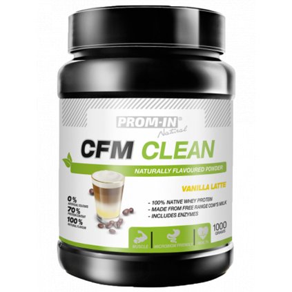 Prom-in CFM Clean 1000 g (Příchuť vanilkové latte)