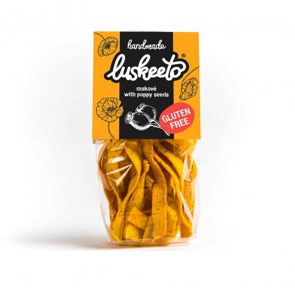 Luskeeto Luštěninové Krekry 70 g (Příchuť mák)