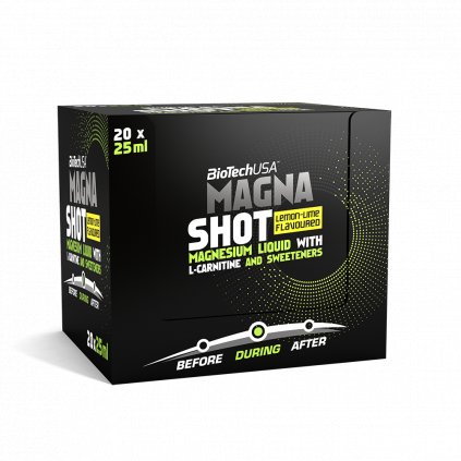 BioTech Magna Shot 20 x 25 ml lemon lime