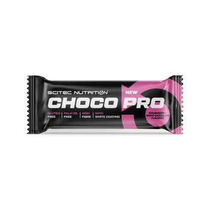 Scitec Choco Pro 50g (Příchuť jahoda-bílá čokoláda)