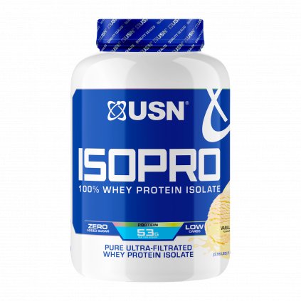 USN IsoPro 100% Whey Protein 1800 g (Příchuť vanilka)