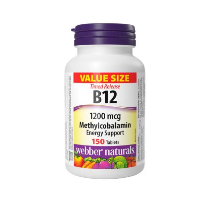 Webber Naturals B12 Timed Release 1200 mcg 150 tbl