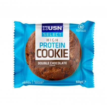 USN Protein Cookie 60 g (Příchuť dvojitá čokoláda)