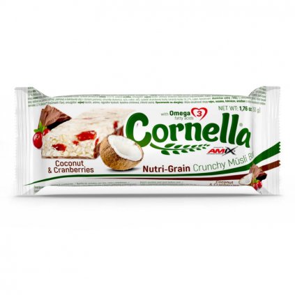 Amix Cornella Müsli Bar 50 g (Příchuť čoko-kokos-brusinka)