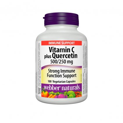 Webber Naturals Vitamin C + Quercetin 500/250 mg 100 cps