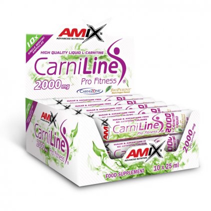 Amix CarniLine 2000 10 x 25 ml (Příchuť krvavý pomeranč)
