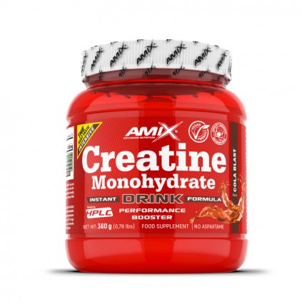 Amix Creatine Monohydrate Drink 360 g (Příchuť cola)
