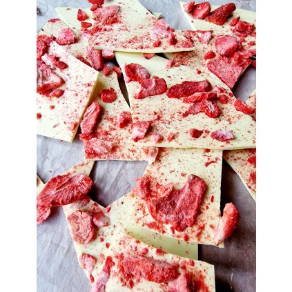 Passion lámaná čokoláda bez cukru (prichut Bílá s arašídy a solí)