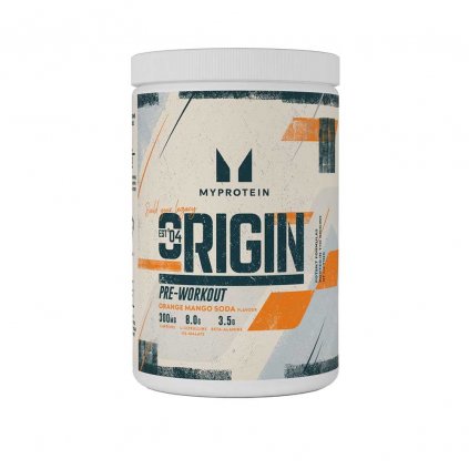 MyProtein Origin Pre-Workout 600 g (Příchuť pomeranč-mango)