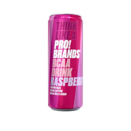 Pro! Brands BCAA Drink Bcaa 330 ml (Příchuť malina)