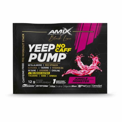 Amix Black Line Yeep Pump No Caff pear strike 12 g (Příchuť jungle monster)