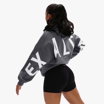 Exalted Dámská Comfy-Nest ORIGINAL OVERSIZED Mikina - šedá (Velikost L)