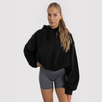 Exalted Dámská OVERSIZED mikina Comfy-Nest - černá (Velikost L)