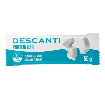 Descanti Protein Bar 50 g coconut almond caramel (Příchuť kokos-mandle-karamel)