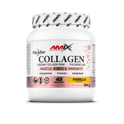 Amix Collagen Viscofan 300 g (Příchuť vanilka)