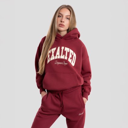 Exalted Dámská Comfy-Nest ICON mikina - kaštanová (Velikost XXS)