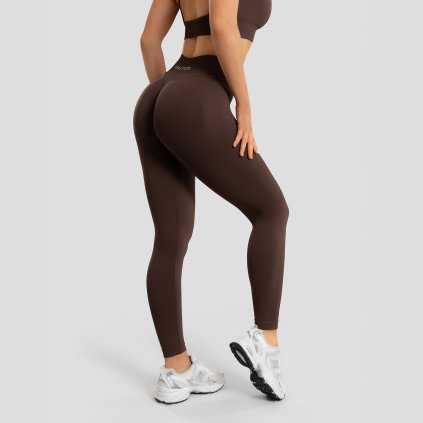 Exalted Impact Bezešvé Legíny 2.0 - cocoabrown (Velikost XL)