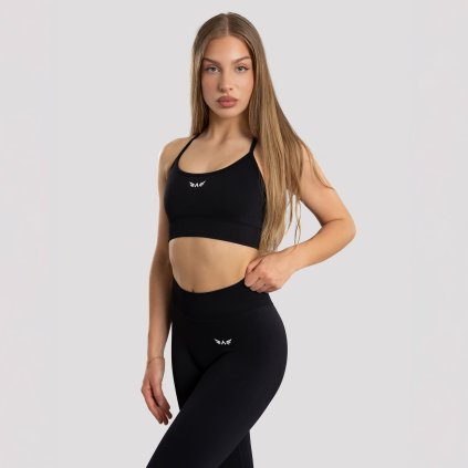 Exalted Impact Core bezešvá sportovní podprsenka - černá (Velikost XS)