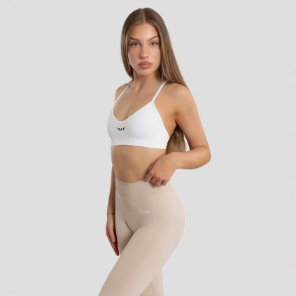 Exalted Impact Shape bezešvá sportovní podprsenka - bílá (Velikost XS)