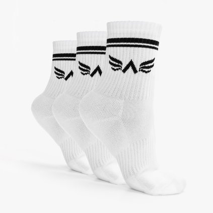 Exalted Motion ponožky - bílá černá (Velikost 38 - 42)