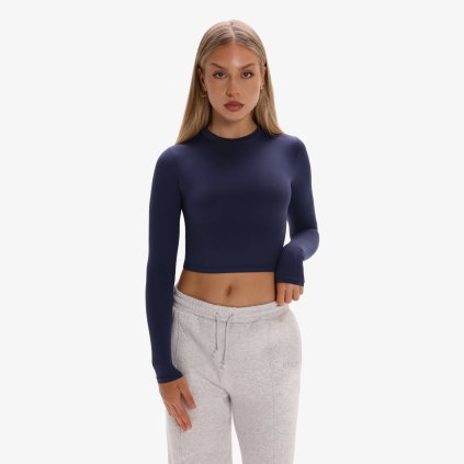 Exalted SecondSkin ShortCut tričko s dlouhým rukávem - darkblue (Velikost S)