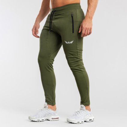 Exalted Pánské tepláky X1 - army green (Velikost S)