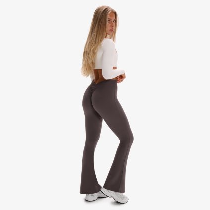 Exalted Elysia Curve Flare legíny - stone grey (Velikost XS)