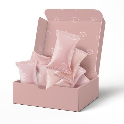 vegan brownie v darkové krabičce