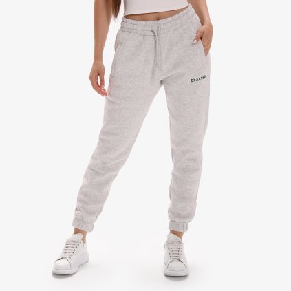 Exalted Dámské Comfy-Nest Tepláky - marl grey green (Velikost XS)