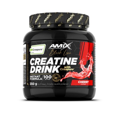 Amix Black Line Creatine Drink 350 g (Příchuť višeň)
