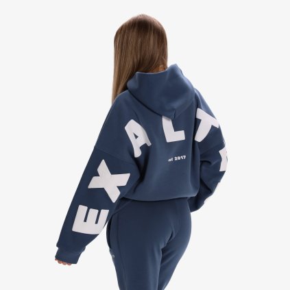 Exalted Dámská Comfy-Nest ORIGINAL OVERSIZED Mikina - dusty navy (Velikost XXS)