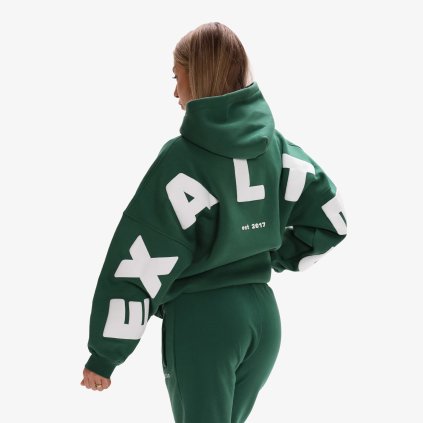 Exalted Comfy-Nest™ ORIGINAL OVERSIZED Mikina - forest green (Velikost S)