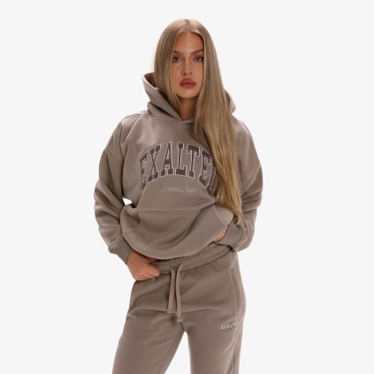 Exalted Dámská Comfy-Nest ICON mikina - stone beige (Velikost XL)