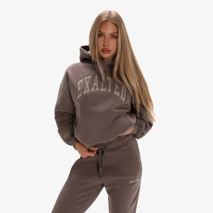 Exalted Dámská Comfy-Nest ICON mikina - true taupe (Velikost XL)