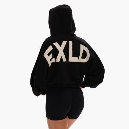 Exalted Dámská EXLD OVERSIZED Mikina - černá (Velikost S)