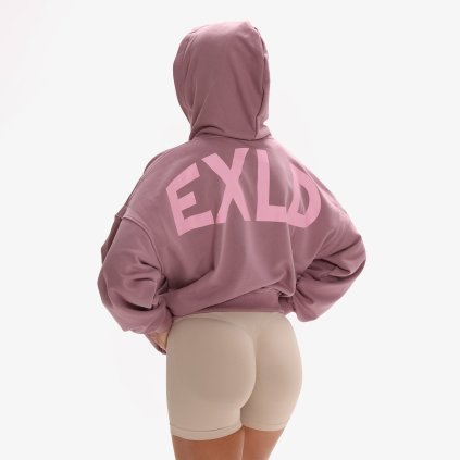 Exalted Dámská EXLD OVERSIZED Mikina - elderberry (Velikost S)