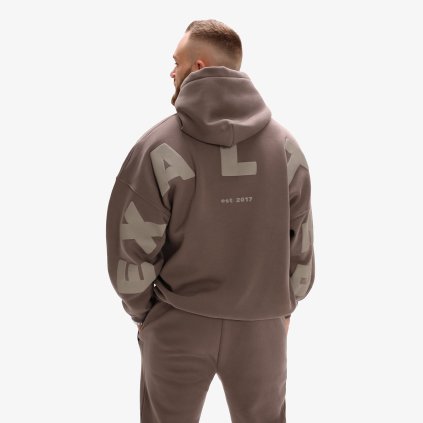 Exalted Pánská Comfy-Nest ORIGINAL OVERSIZED Mikina - true taupe (Velikost 2XL)