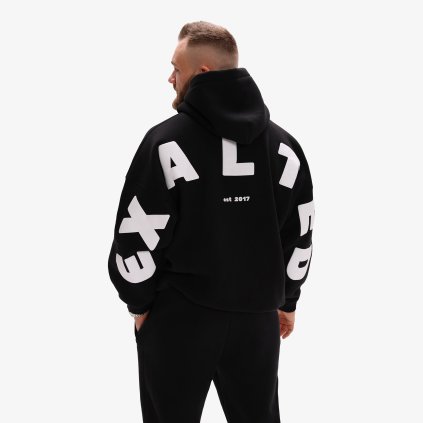 Exalted Pánská Comfy-Nest ORIGINAL OVERSIZED Mikina - černá (Velikost 3XL)