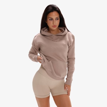 Exalted Dámská Comfy-Nest™ SIGNATURE Mikina - sand smoke (Velikost S)