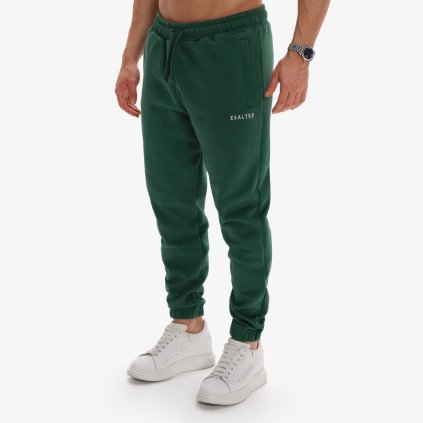 Exalted Pánské Comfy-Nest Tepláky - forest green (Velikost L)