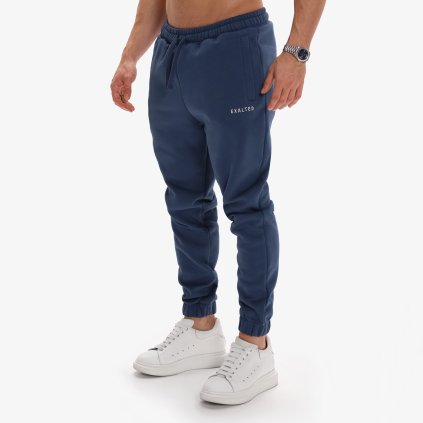 Exalted Pánské Comfy-Nest Tepláky - dusty navy (Velikost S)