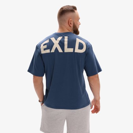 Exalted Pánské EXLD OVERSIZED Tričko - navy blue (Velikost S)