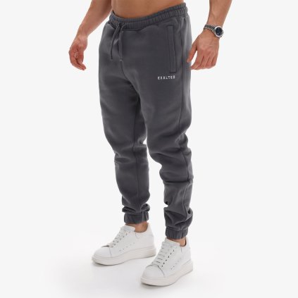 Exalted Pánské Comfy-Nest Tepláky - pewter grey (Velikost 2XL)