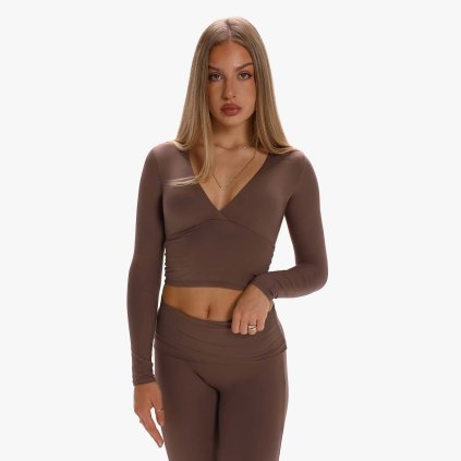 Exalted Serenity Soft Touch Top - toffee (Velikost M)