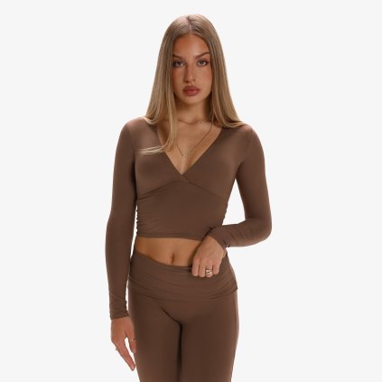 Exalted Serenity Soft Touch Top - toffee (Velikost M)