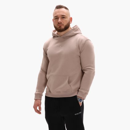 Exalted Pánská Comfy-Nest™ SIGNATURE Mikina - sand smoke (Velikost S)