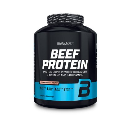 BioTech Beef Protein 1816 g (Příchuť jahoda)
