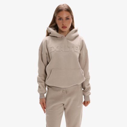 Exalted Dámská Comfy-Nest TONE Mikina - béžová (Velikost S)