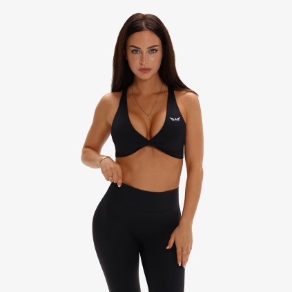 Exalted EcoPower Twist Podprsenka - černá (Velikost M)