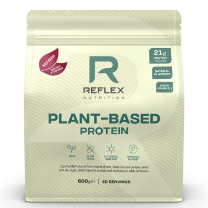 Reflex Plant Based Protein 600 g (Příchuť lesní ovoce)